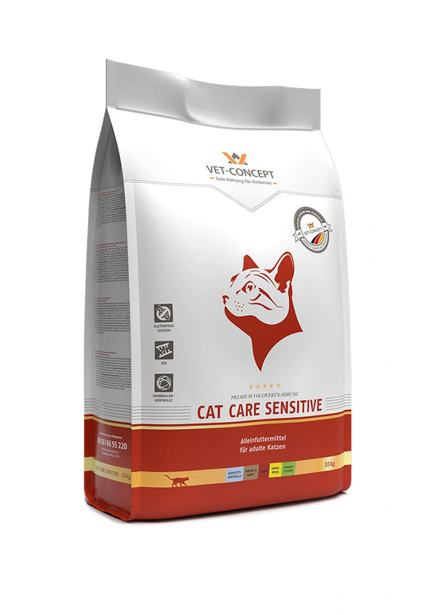 Cat Care Sensitive crocchette gatto 1.5kg/3kg/10kg