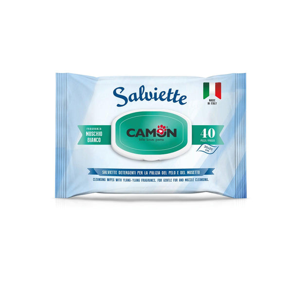 Salviette detergenti Muschio Bianco - Centro Veterinario Preluna