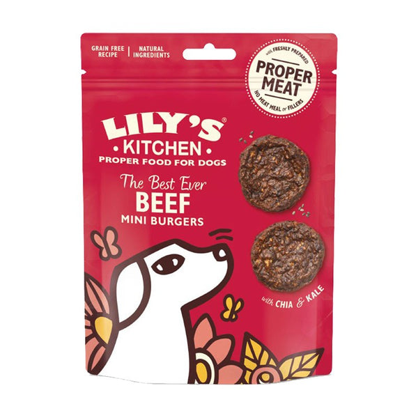 Snack per cani Beef Mini Burger (manzo) Lily's Kitchen 70 g